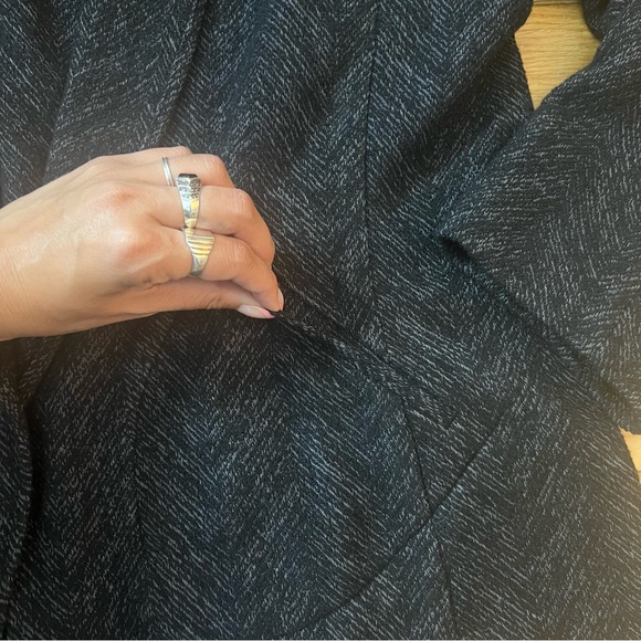 Eileen Fisher Sweater Shawl Open Front Cardigan Wool Blend Gray Size XL - Picture 5 of 9